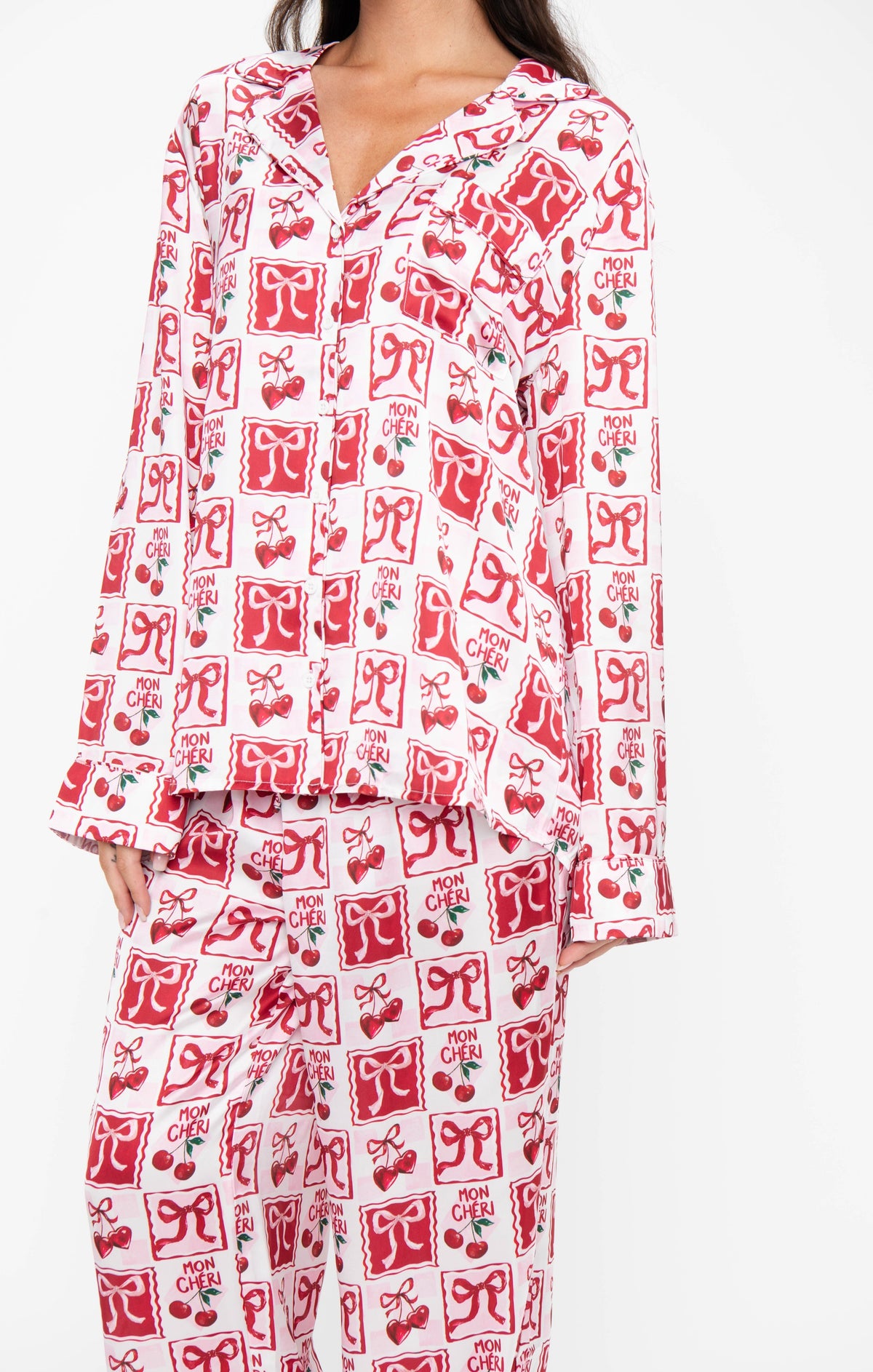 Classic PJ Set ~ Mon Cheri Silky