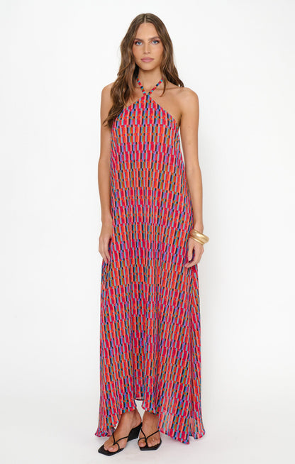Claudia Maxi Dress ~ Cabo Crush Geo