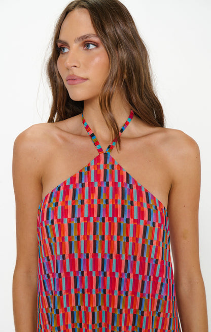 Claudia Maxi Dress ~ Cabo Crush Geo