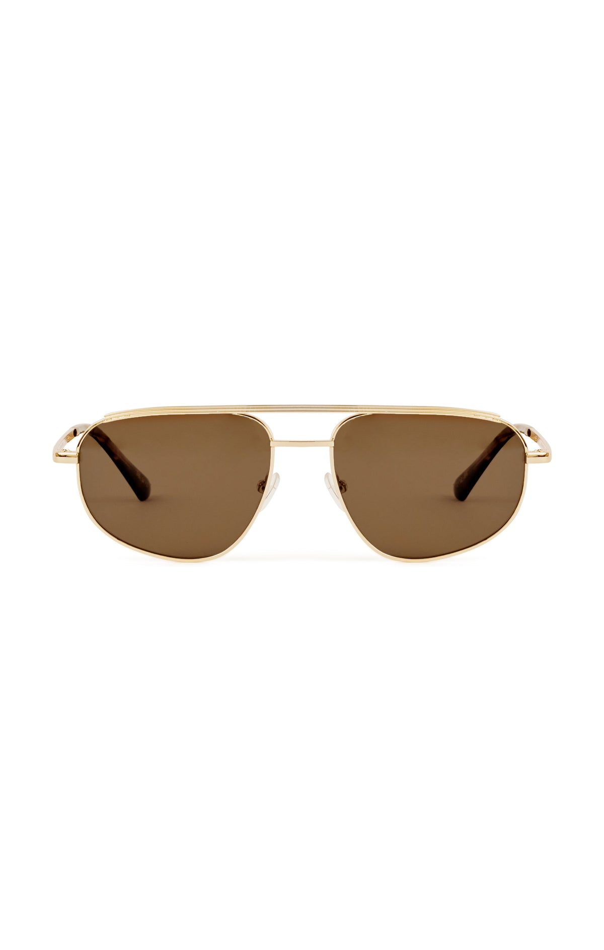 Banbé Eyewear The Halle Sunglasses ~ Gold/Brown