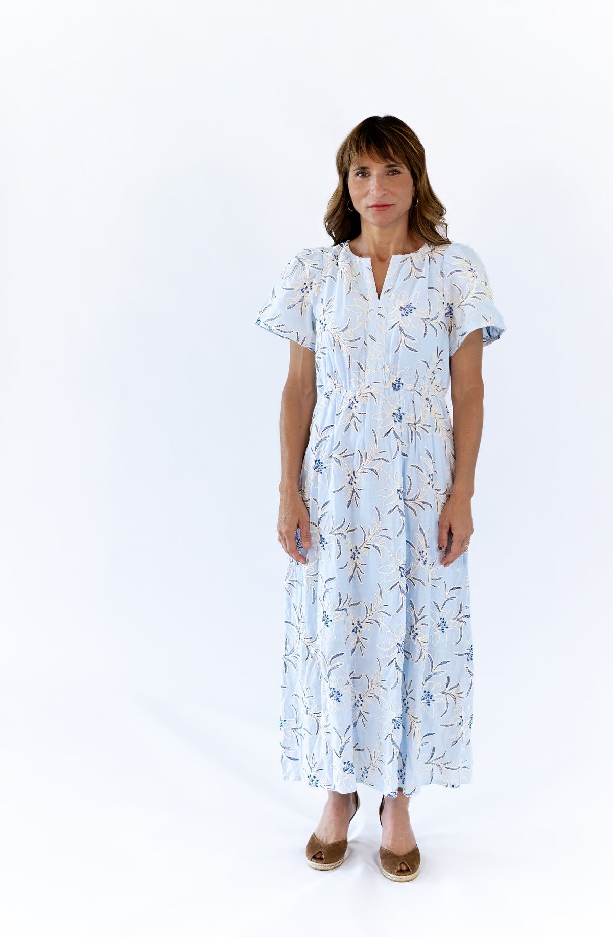 Fount Embroidered Dress