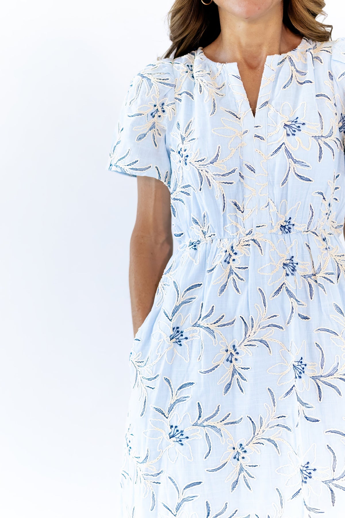 Fount Embroidered Dress