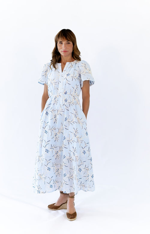 Fount Embroidered Dress