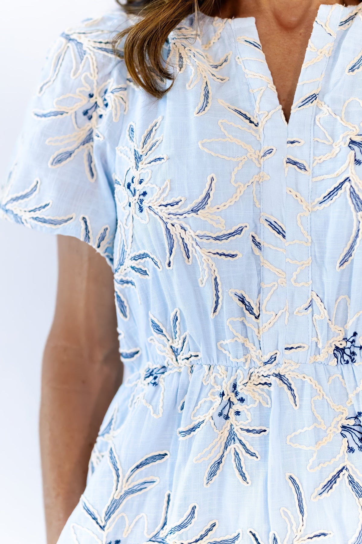 Fount Embroidered Dress
