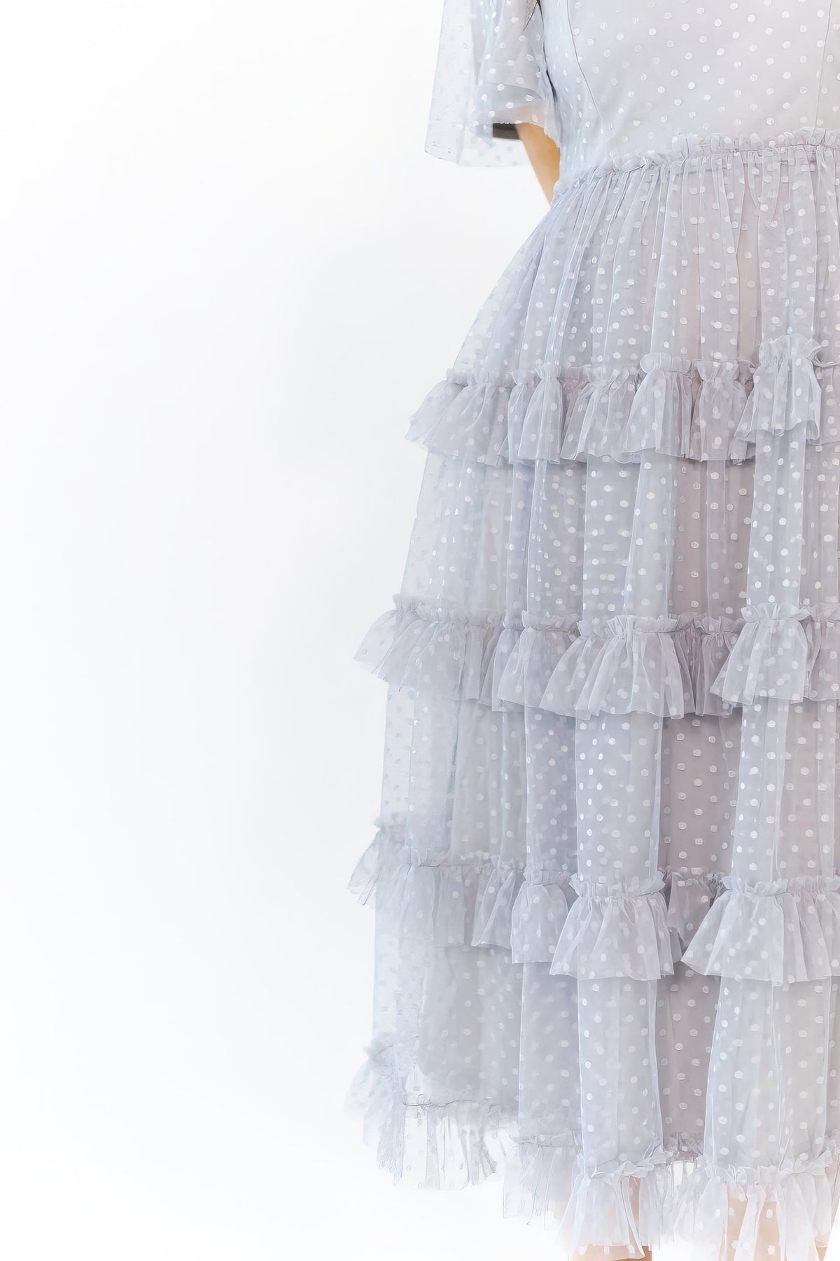 Shannon Tiered Ruffle Skirt Midi Dress