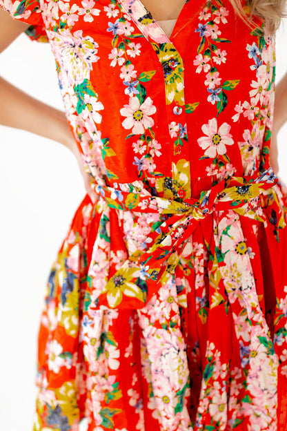 James Floral Mini Dress