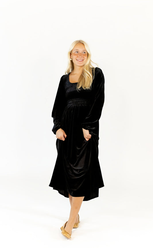 Emerson Velvet Midi Dress
