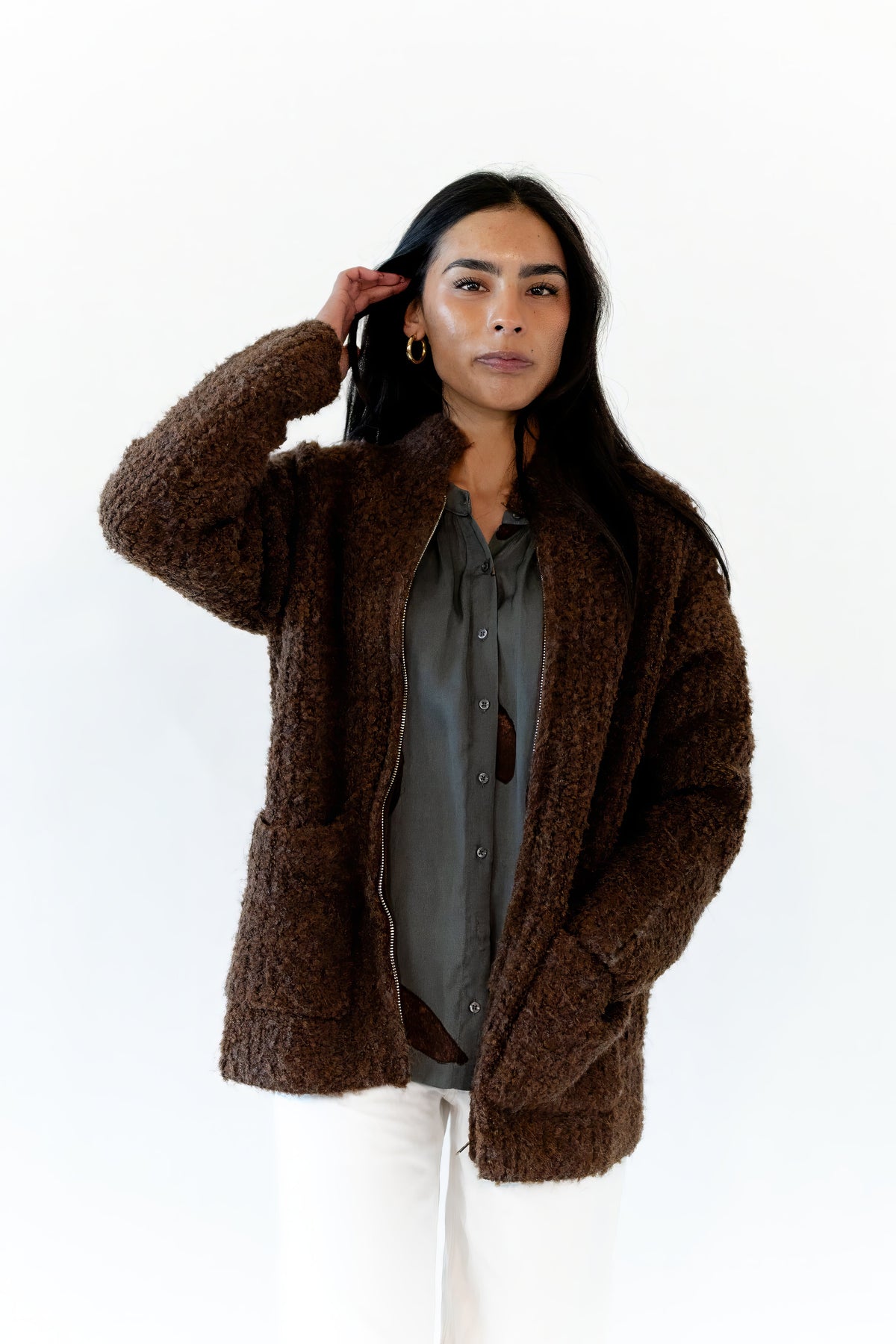 Teddy Bear Zip-Up Jacket