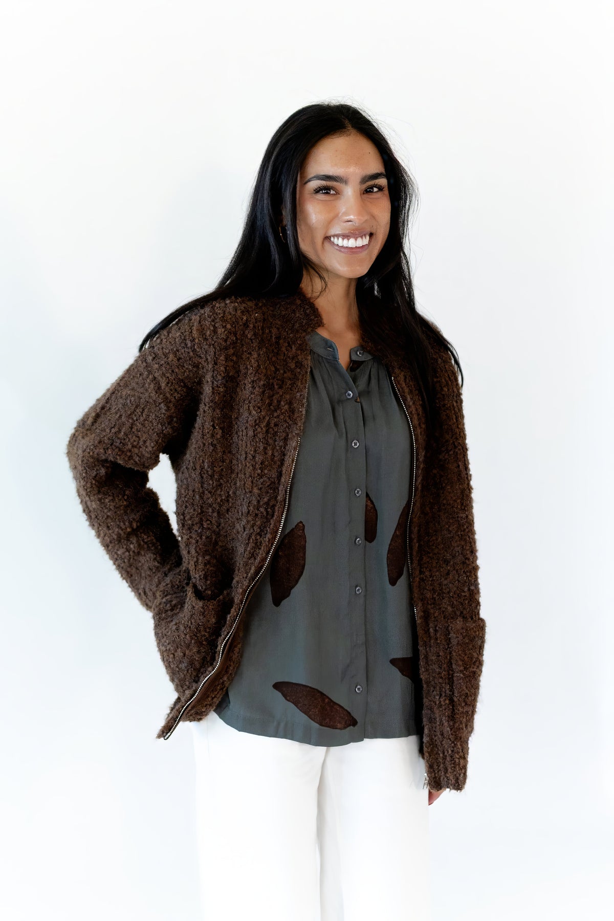 Teddy Bear Zip-Up Jacket