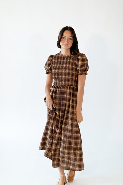 Sunny Plaid Midi Dress ⭐︎ Restocked