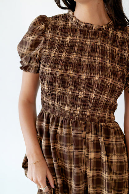 Sunny Plaid Midi Dress ⭐︎ Restocked