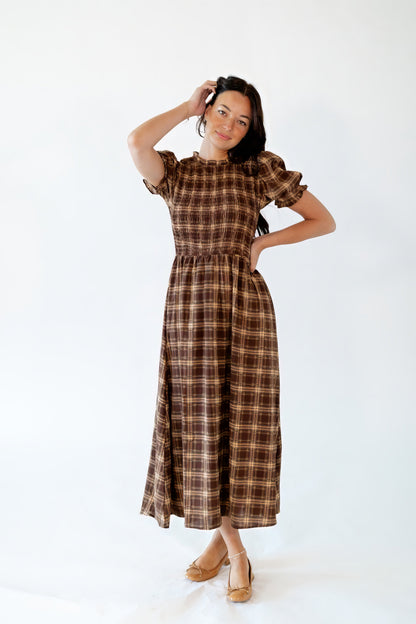 Sunny Plaid Midi Dress ⭐︎ Restocked