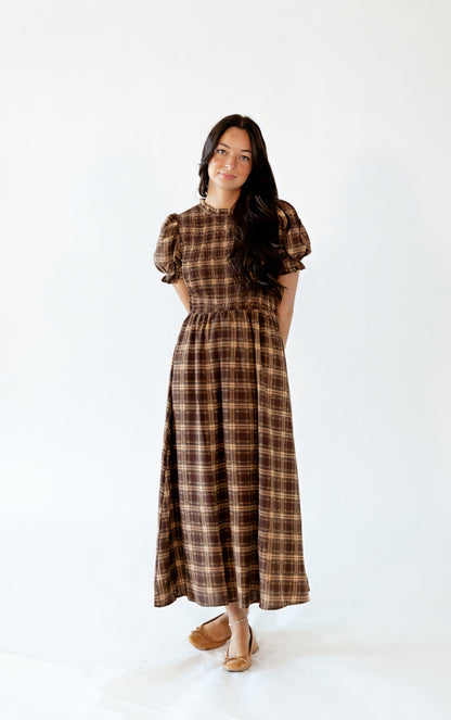 Sunny Plaid Midi Dress ⭐︎ Restocked