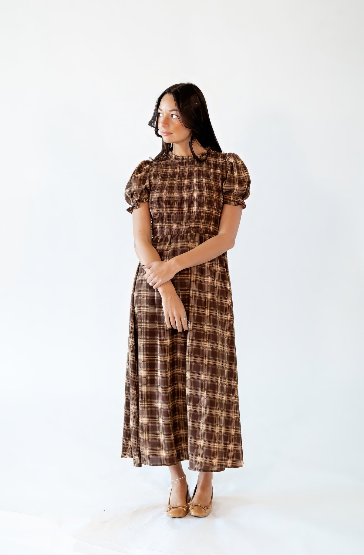 Sunny Plaid Midi Dress ⭐︎ Restocked
