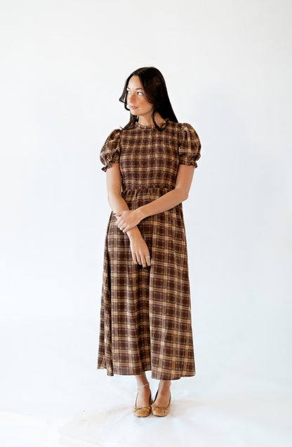 Sunny Plaid Midi Dress ⭐︎ Restocked