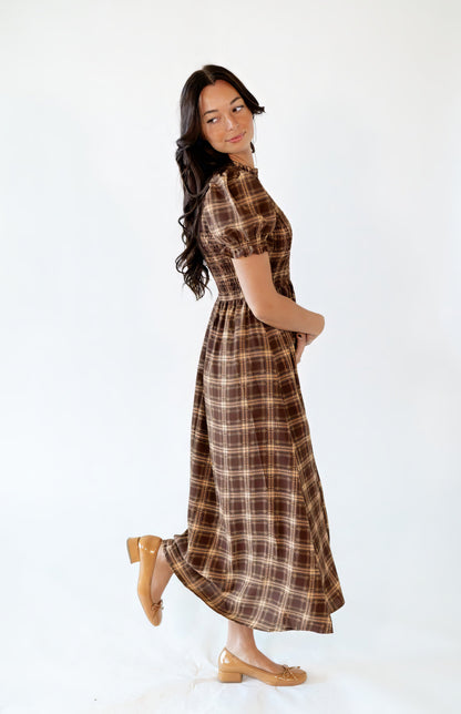 Sunny Plaid Midi Dress ⭐︎ Restocked