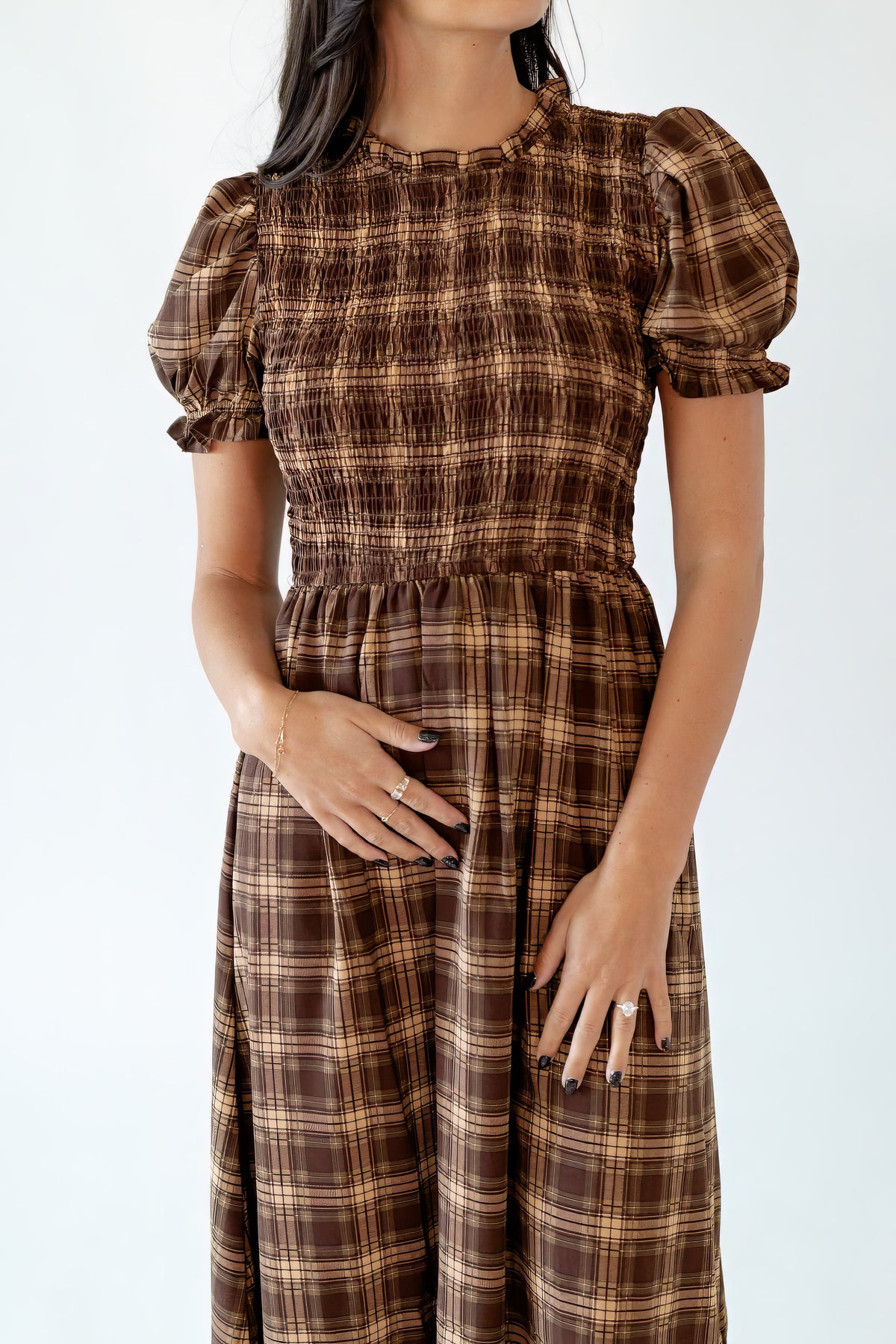 Sunny Plaid Midi Dress ⭐︎ Restocked