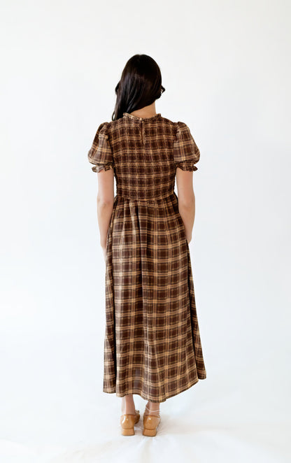 Sunny Plaid Midi Dress ⭐︎ Restocked