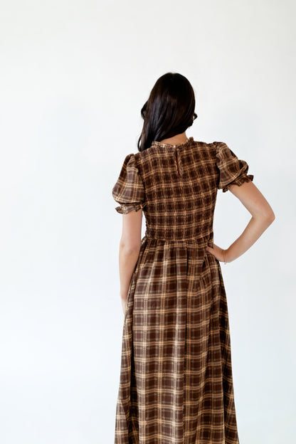 Sunny Plaid Midi Dress ⭐︎ Restocked