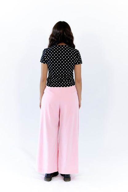Gianni Pleated Wide Leg Pants