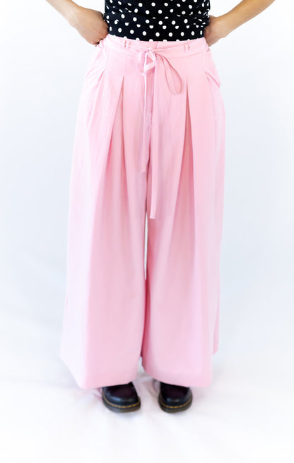 Gianni Pleated Wide Leg Pants
