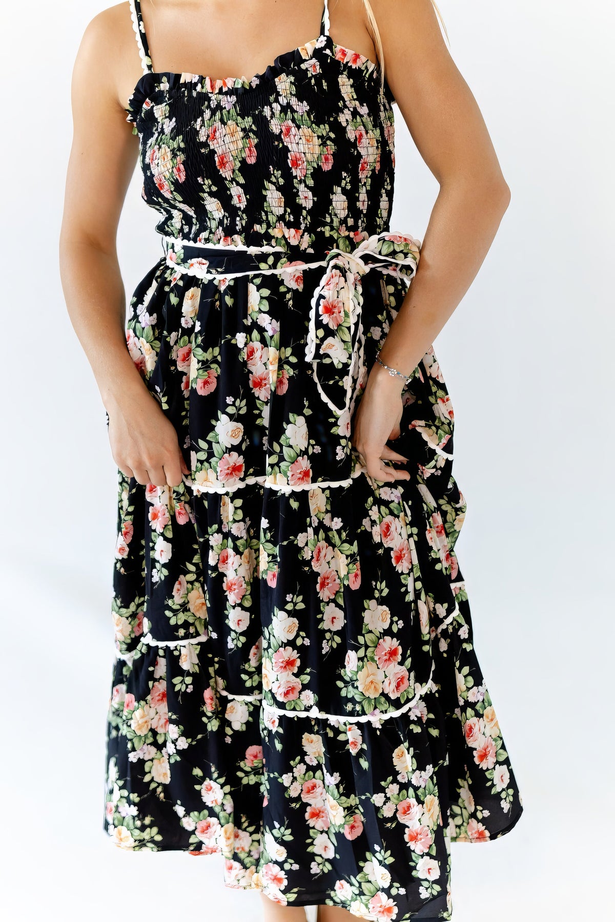 Alessia Floral Midi Dress