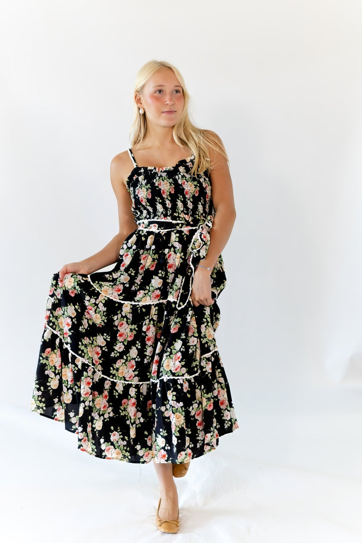 Alessia Floral Midi Dress