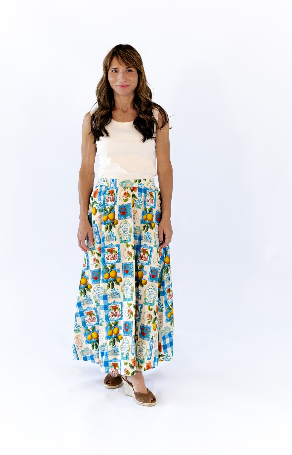 Positano Patchwork Skirt