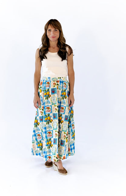 Positano Patchwork Skirt