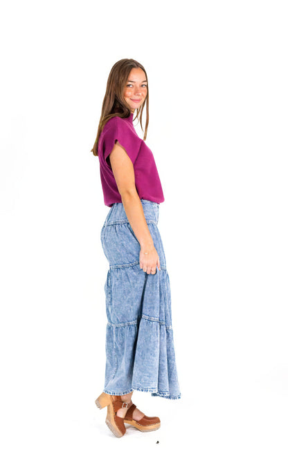 Taylor Acid Washed Skirt ⤫ Restocked