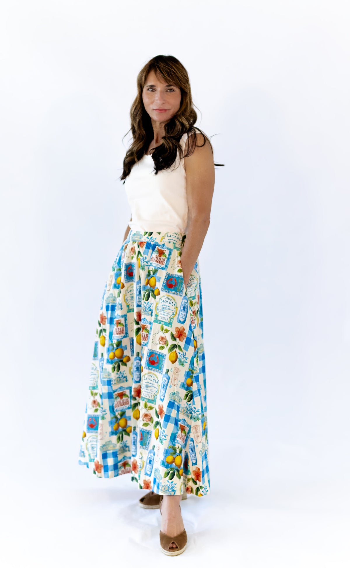 Positano Patchwork Skirt