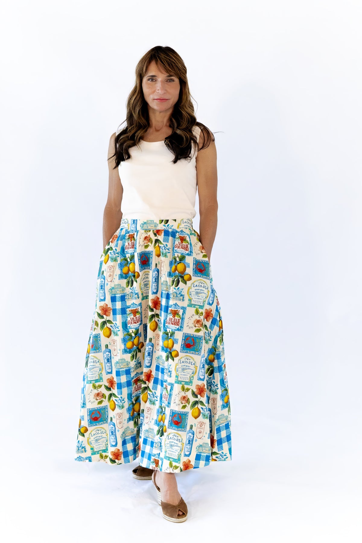 Positano Patchwork Skirt