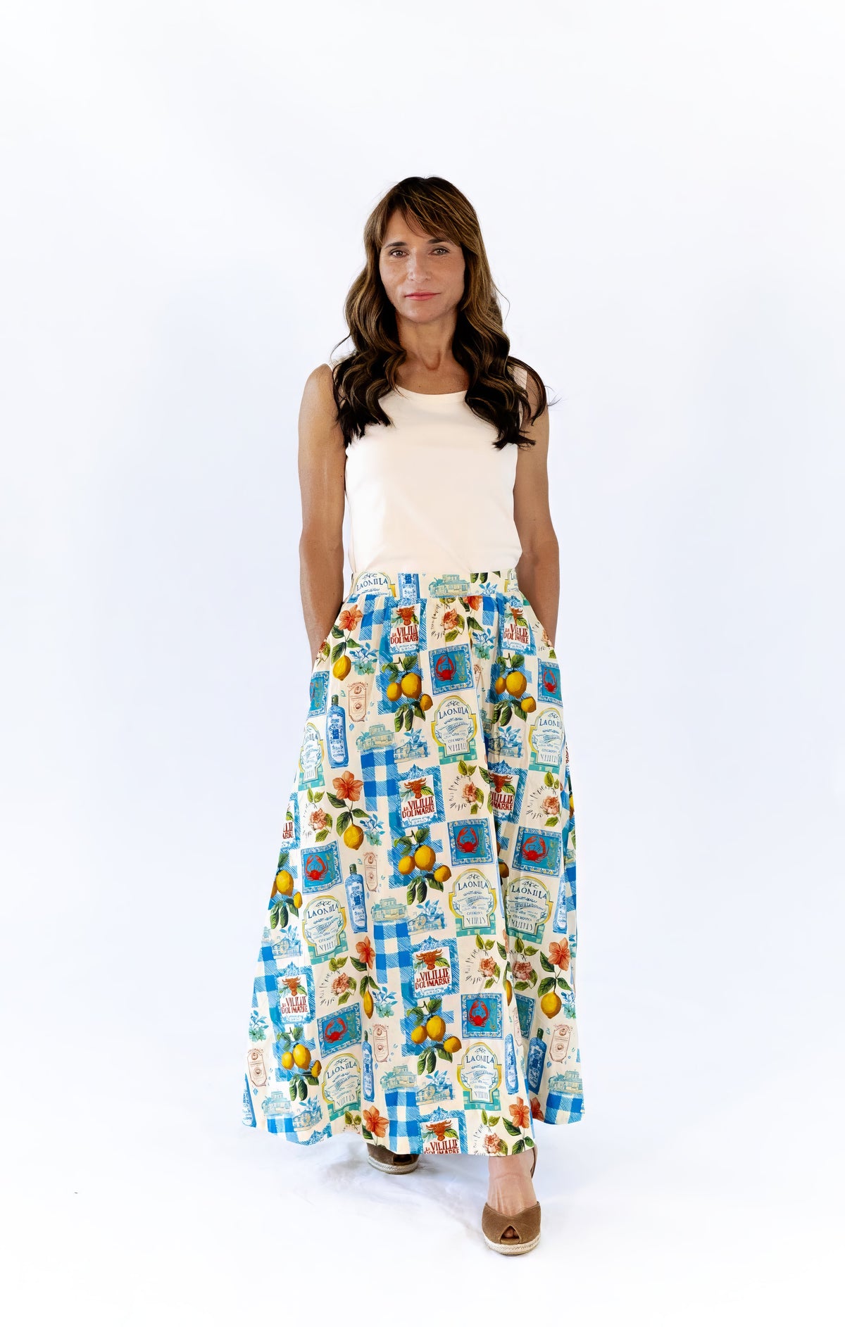 Positano Patchwork Skirt