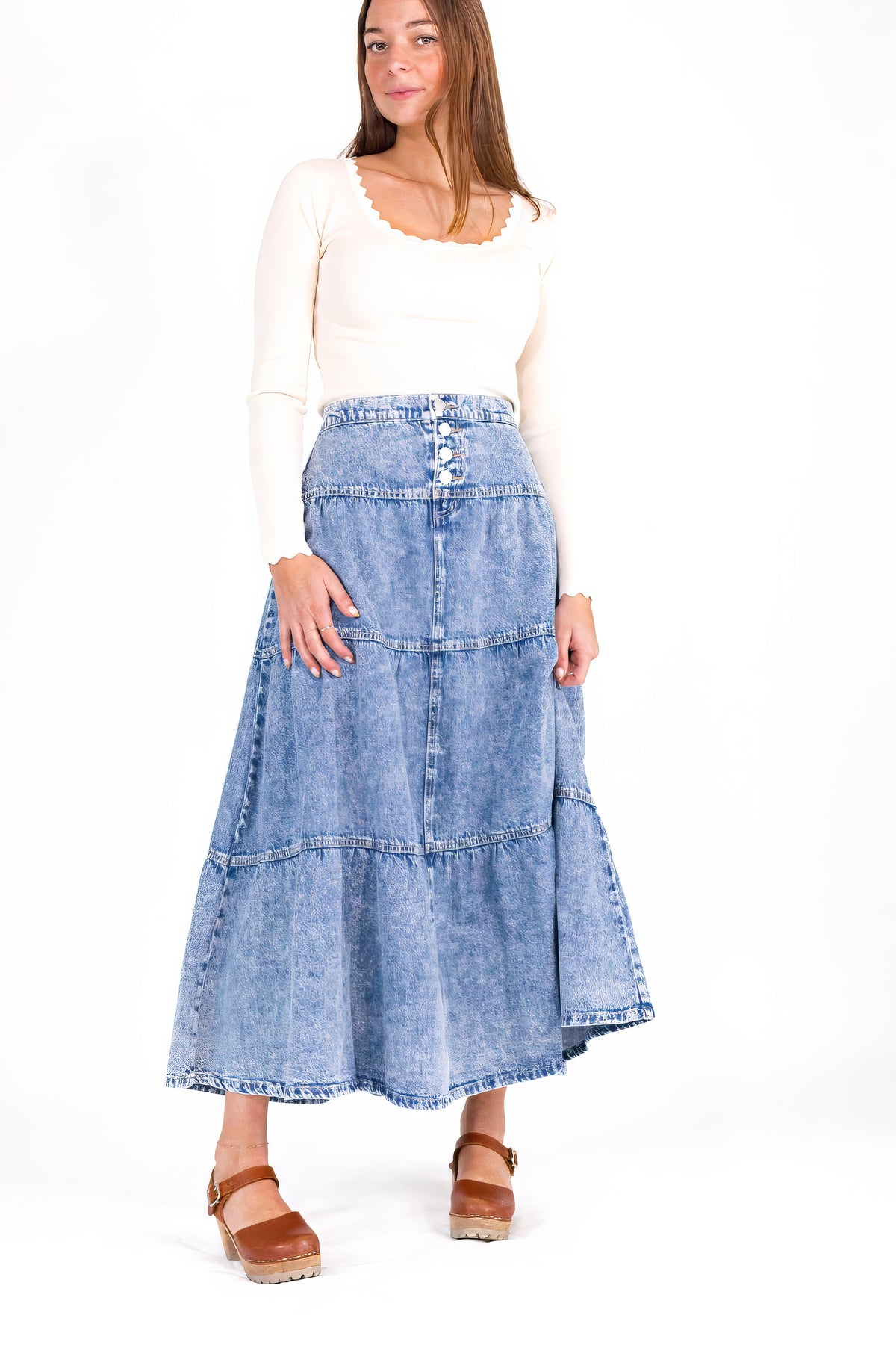 Taylor Acid Washed Skirt ⤫ Restocked