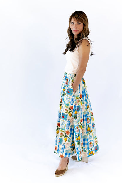 Positano Patchwork Skirt