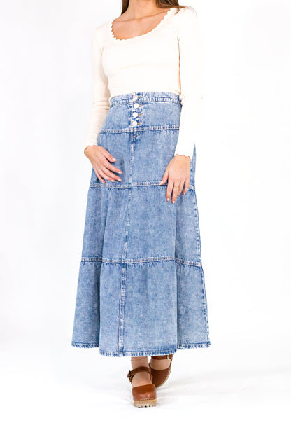 Taylor Acid Washed Skirt ⤫ Restocked