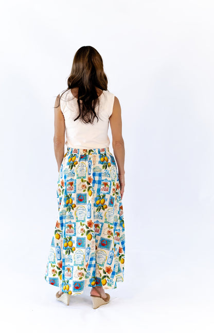 Positano Patchwork Skirt