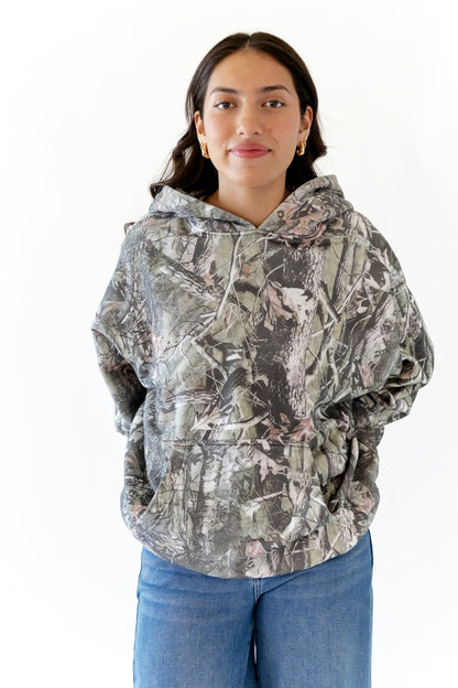 Klee Oversized Camo Hoodie