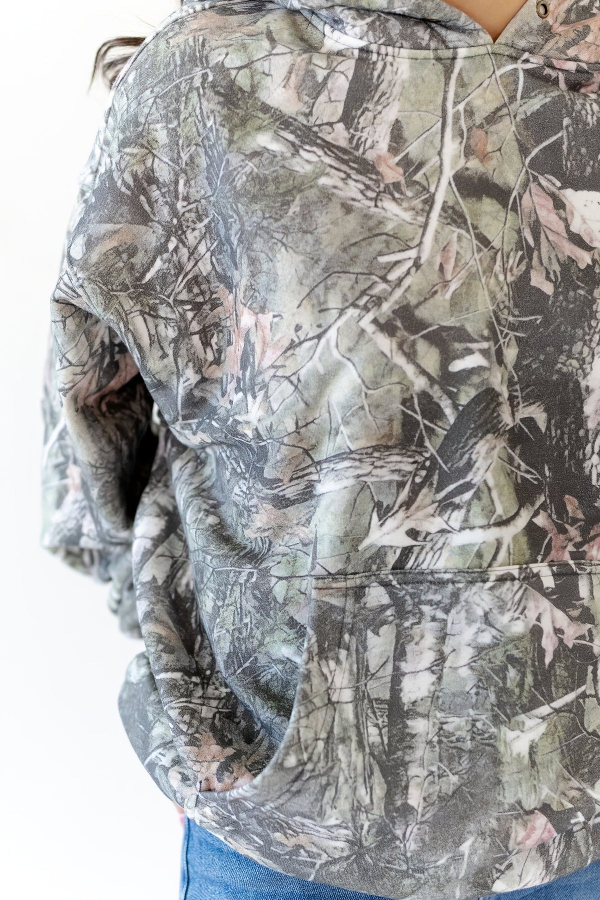 Klee Oversized Camo Hoodie