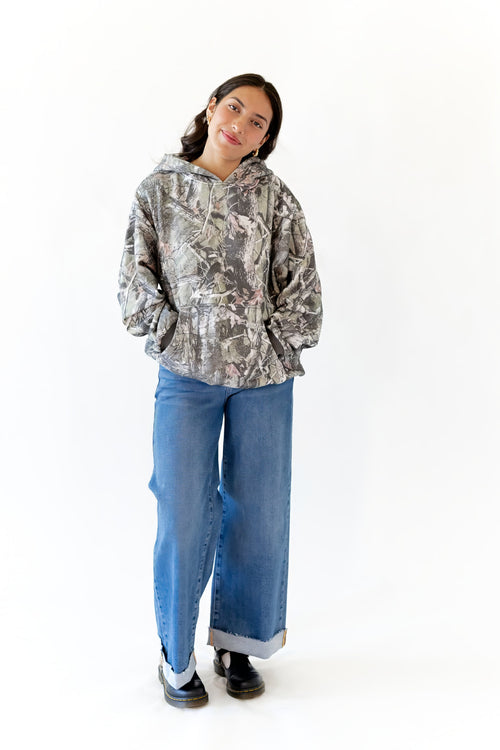 Klee Oversized Camo Hoodie