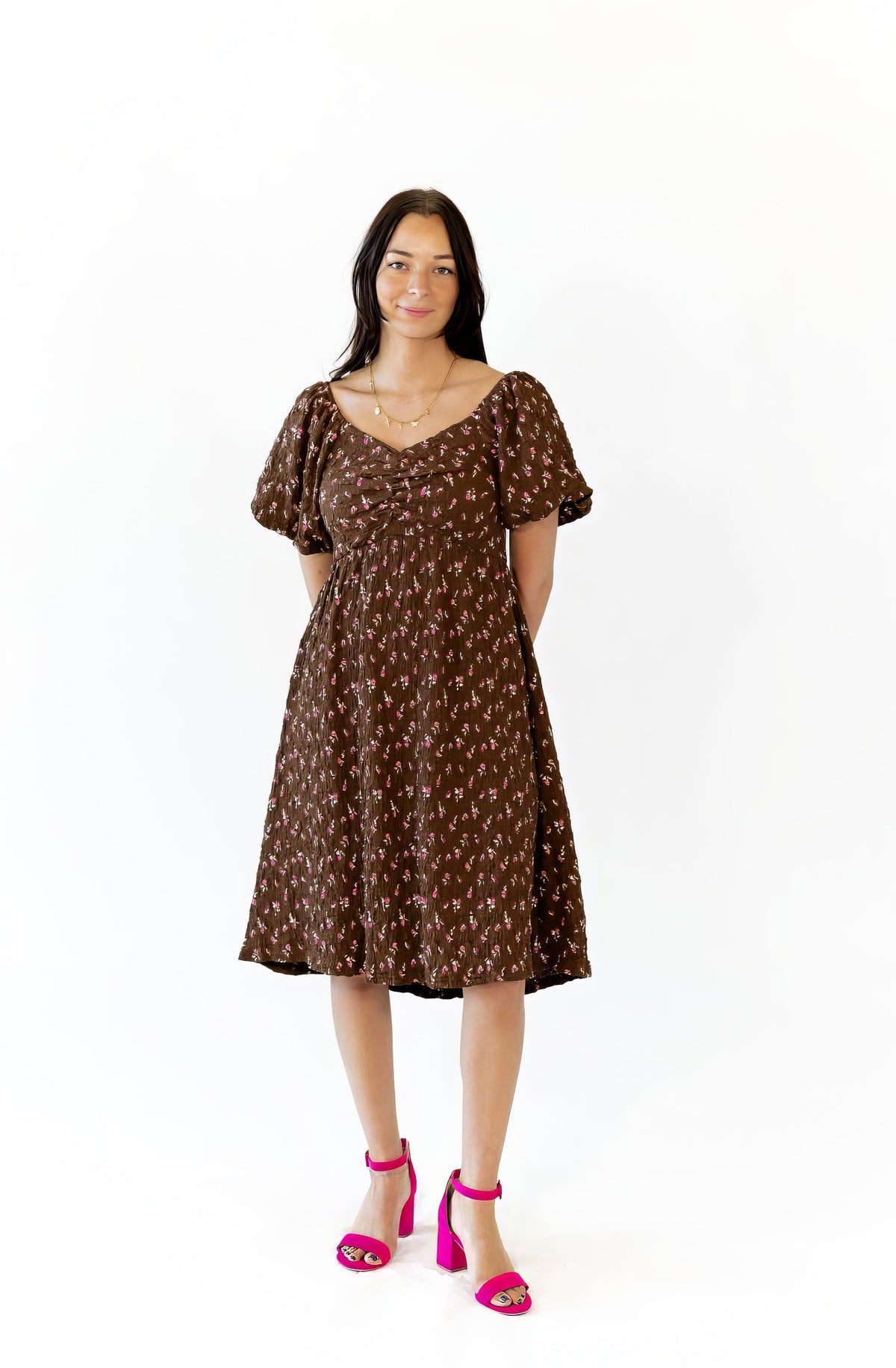 Gracie Sweetheart Midi Dress
