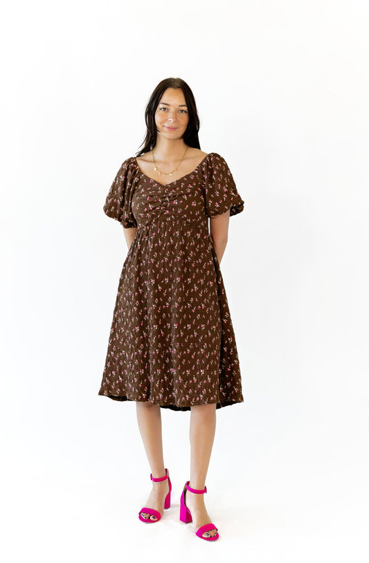 Gracie Sweetheart Midi Dress