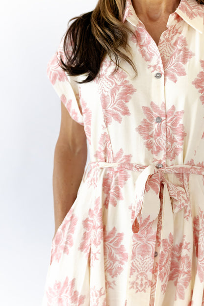 Tye Button Up Dress