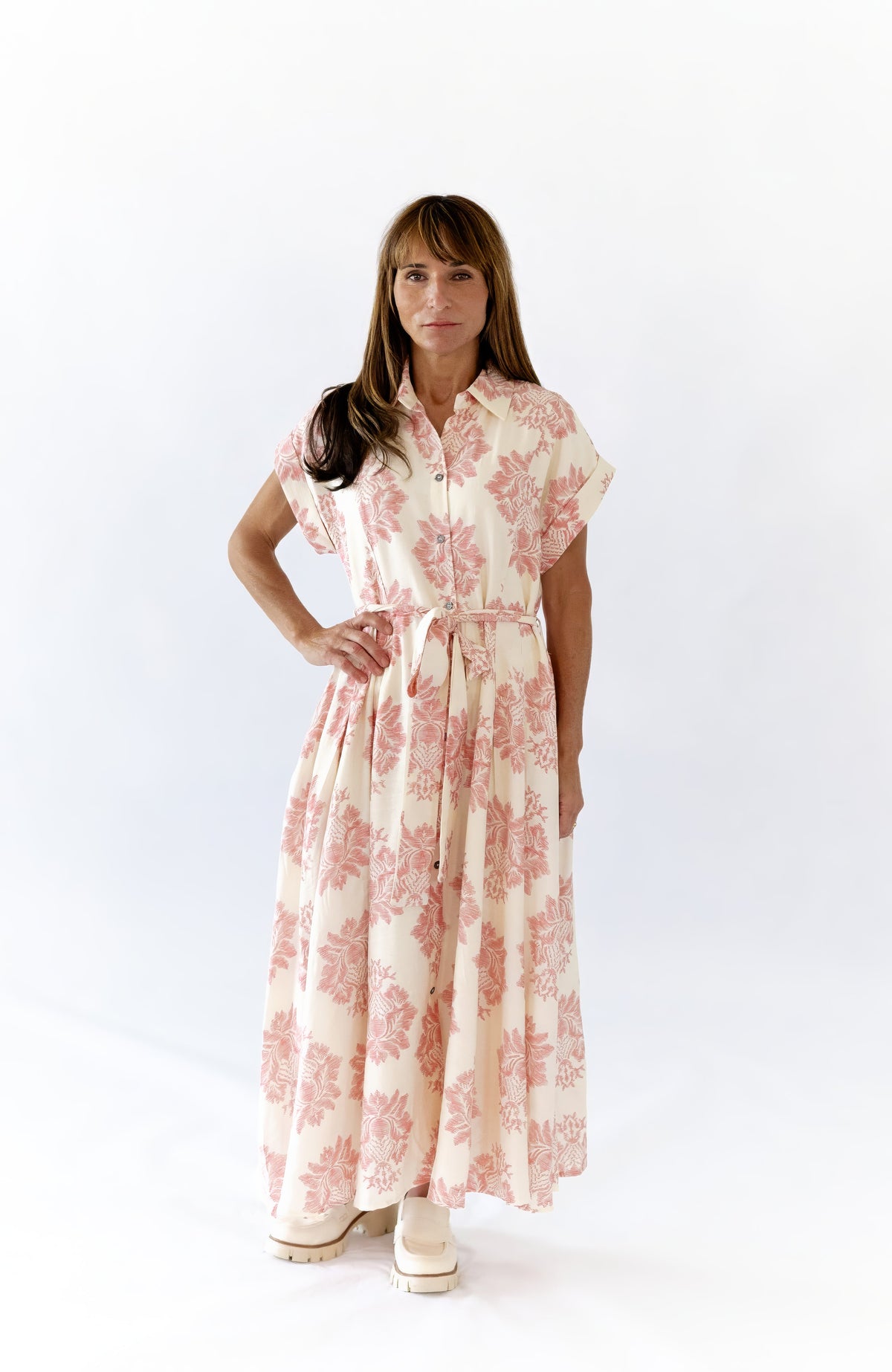 Tye Button Up Dress