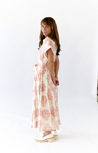 Tye Button Up Dress