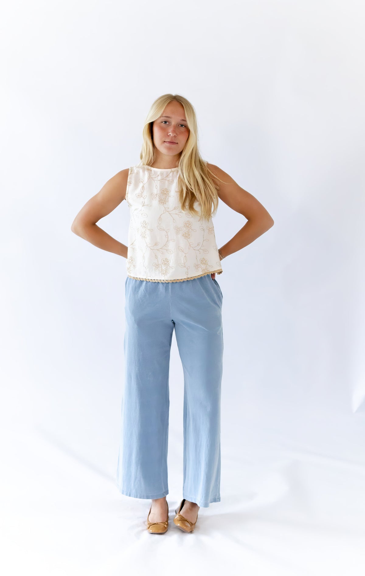 Hinkley Embroidered Top