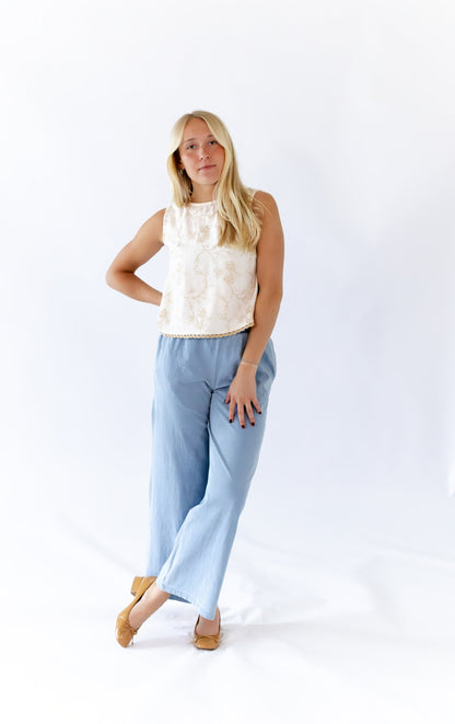 Hinkley Embroidered Top
