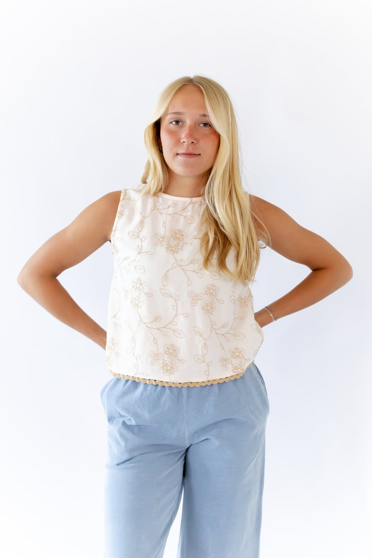 Hinkley Embroidered Top