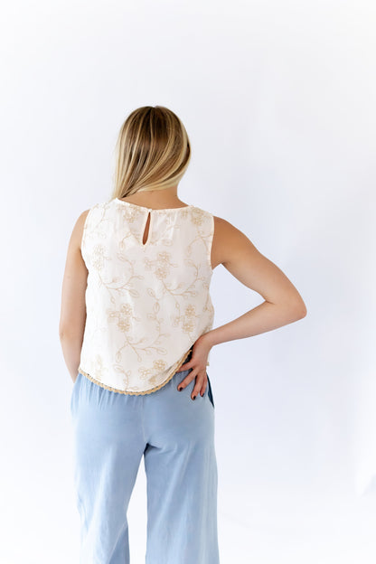 Hinkley Embroidered Top