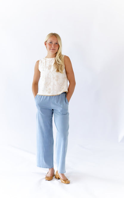 Hinkley Embroidered Top